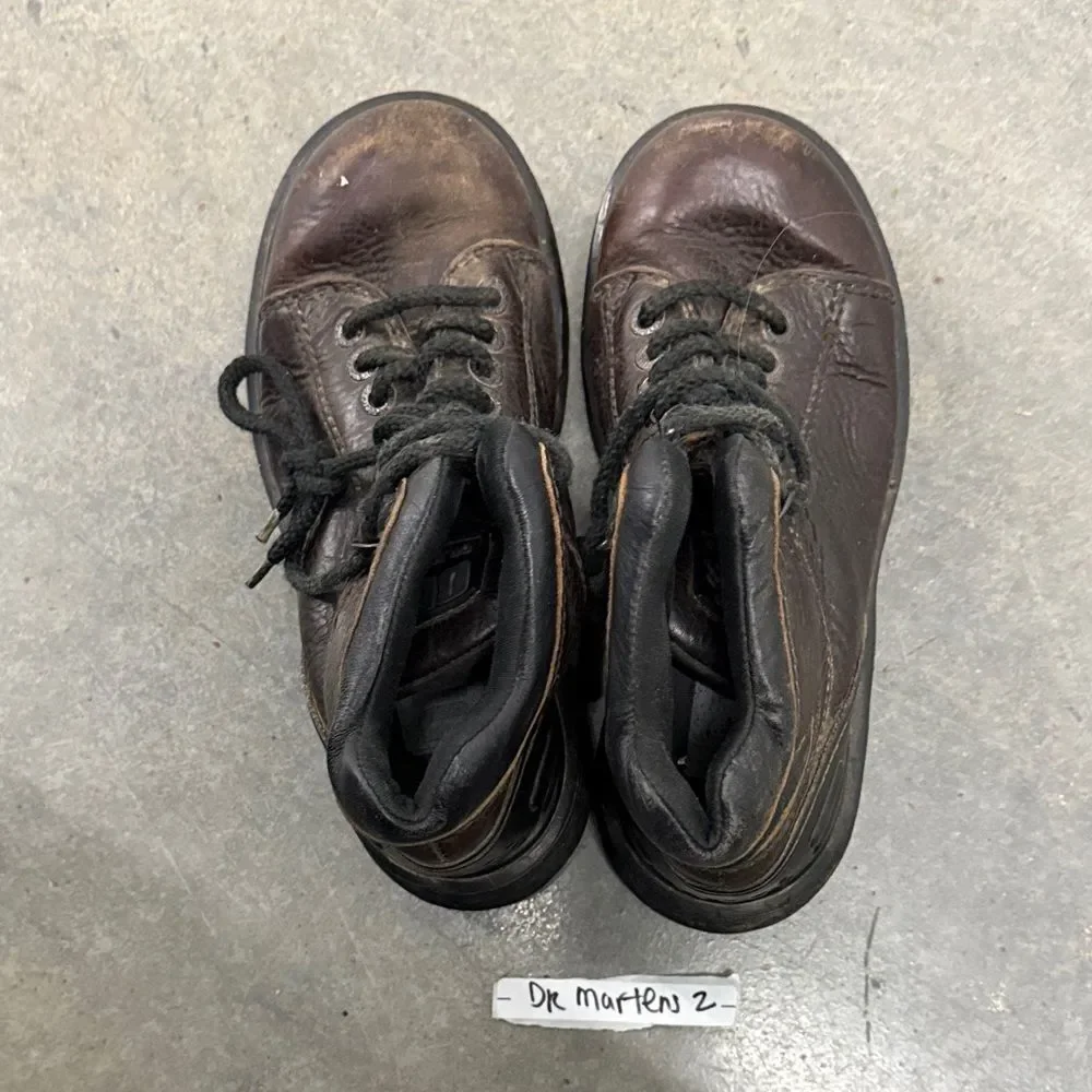 Dr. Martens Dark Brown Leather Boots